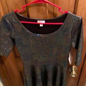 Nicole dress - oil slick black - NEW